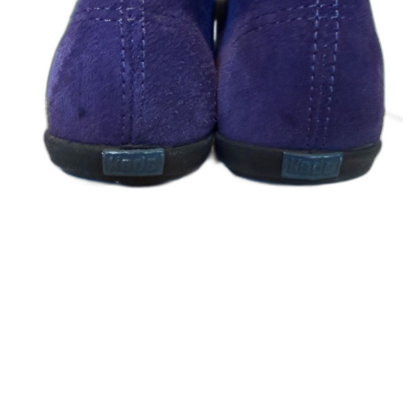 Vintage 80s 90s Keds Purple Suede Chukka Boots 9M Ribbon Lace - Picture 5 of 10